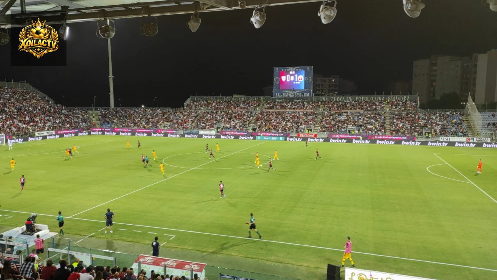 Ảnh tư liệu Cagliari hoặc sân Unipol Domus trước trận Cagliari gặp Juventus